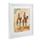 Stupell Industries Western Watercolor Cowboys Right Framed Print Under Glass, design by Petal Prints Design